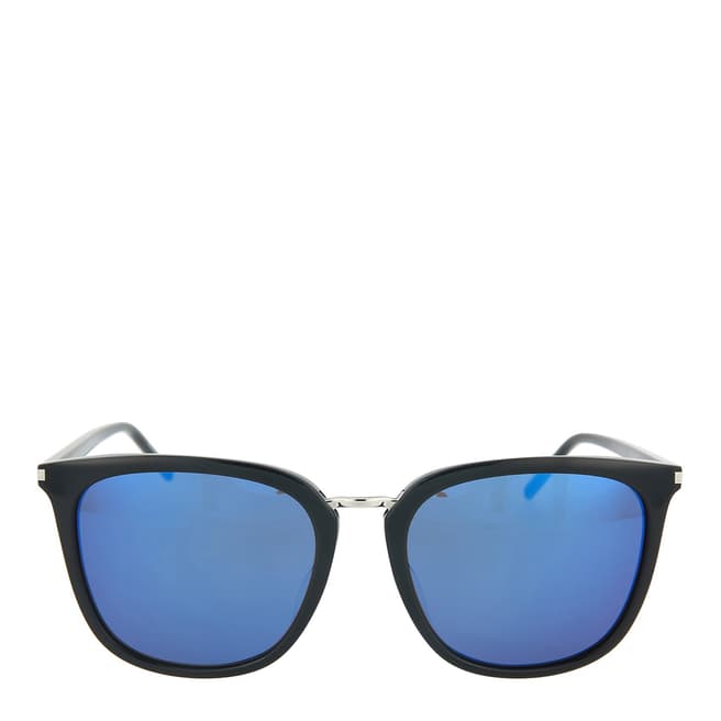 Saint Laurent Unisex Blue Saint Laurent Sunglasses 56mm