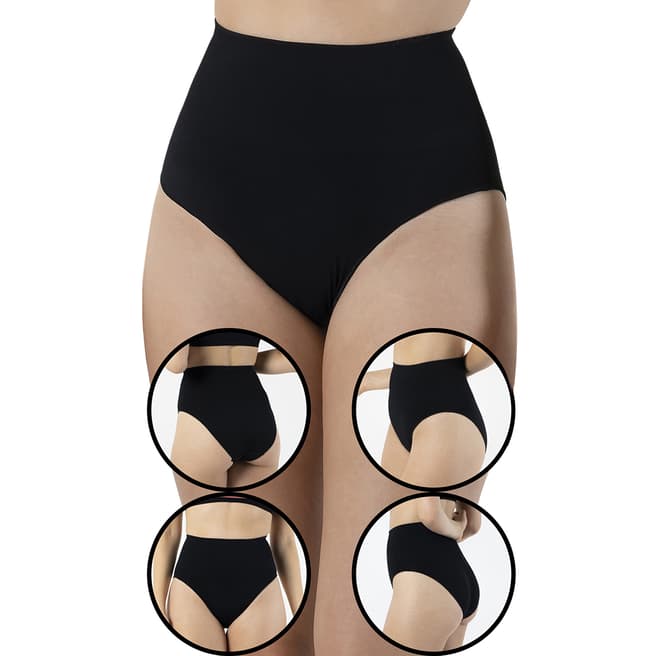 Formeasy 4 Pack Black Seamless Shaping Brief