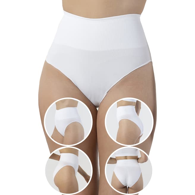 Formeasy 4 Pack White Seamless Shaping Brief
