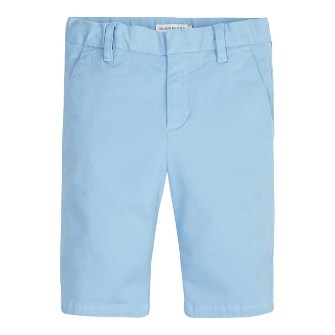 Calvin Klein Boy's Blue Slim Stretch Shorts