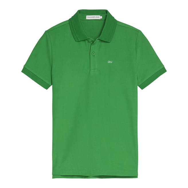 Calvin Klein Boy's Green Essential Polo