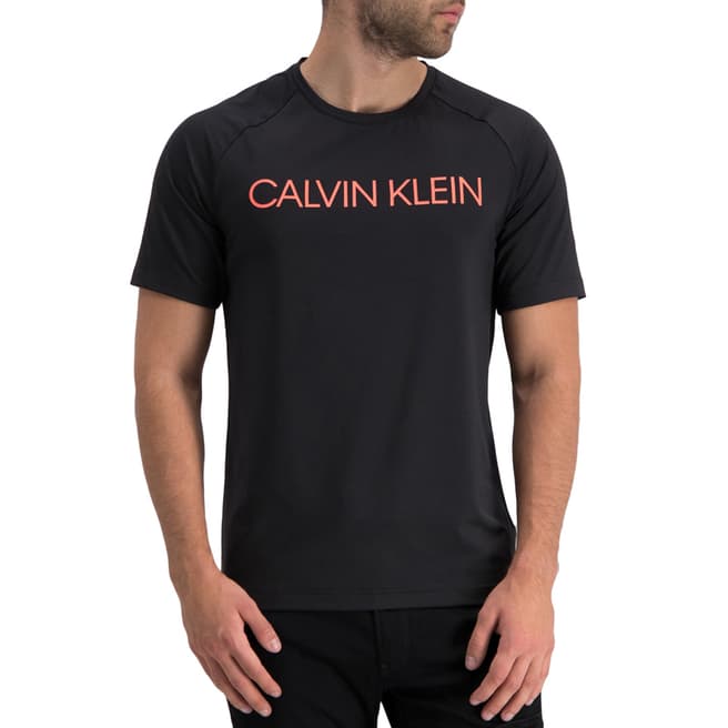 Calvin Klein Black/Coral Logo Tee