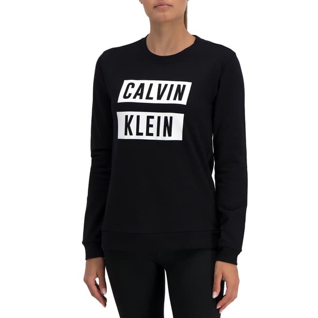 Calvin Klein Black/White Logo Pullover