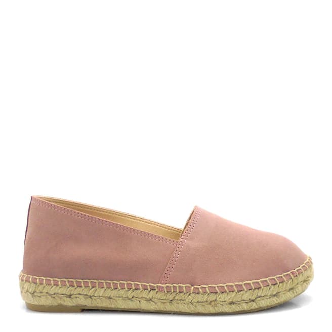 Paseart Pink Suede Spanish Espadrilles