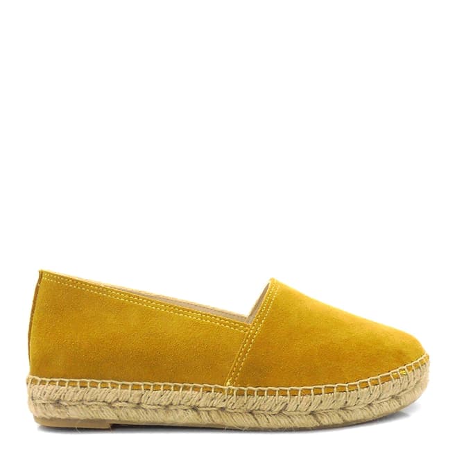 Paseart Yellow Suede Espadrilles