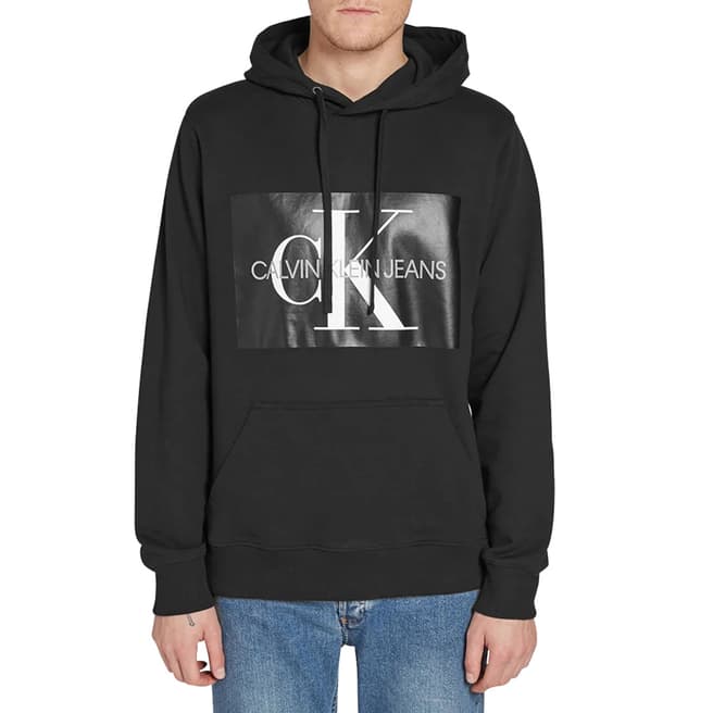 Calvin Klein Black Monogram Logo Hoodie