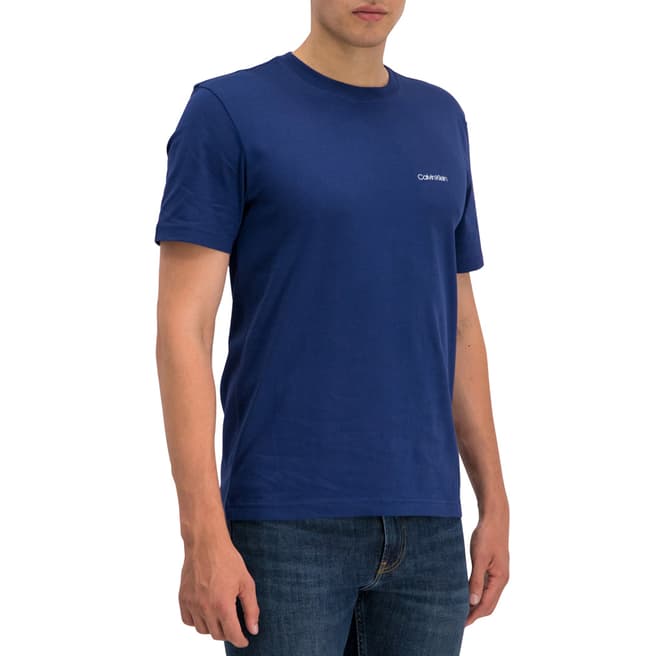 Calvin Klein Blue Chest Logo T-Shirt