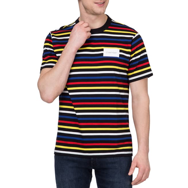 Calvin Klein Black Stripe Relaxed T-Shirt