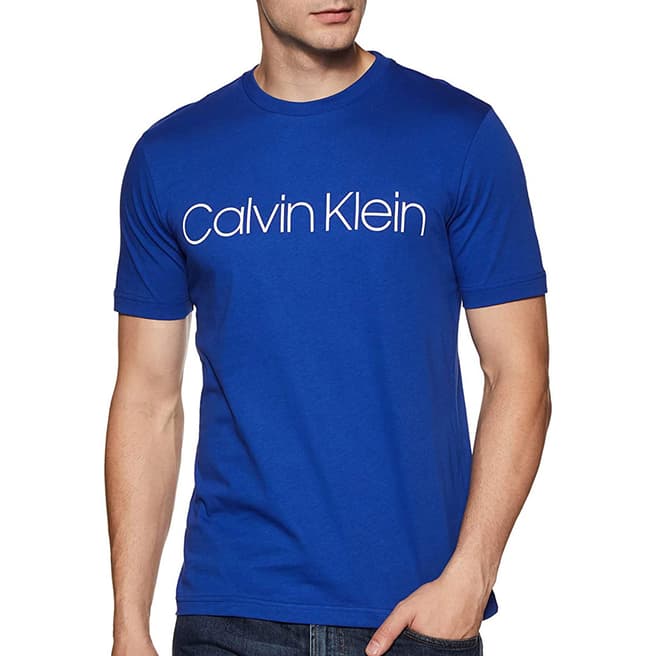 Calvin Klein Blue Front Logo T-Shirt