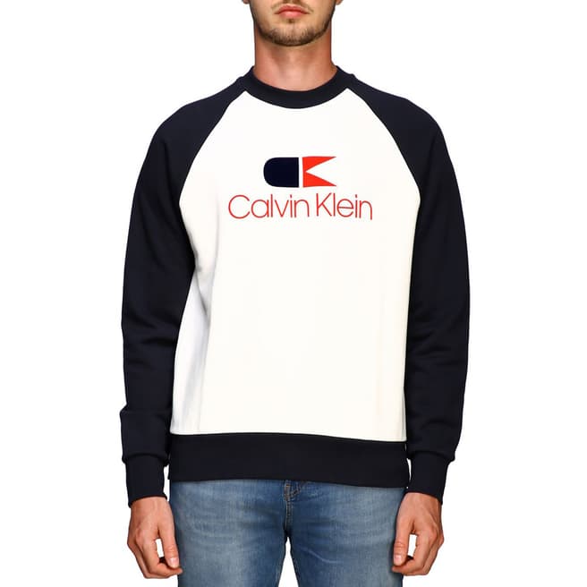 Calvin Klein Navy Vintage Logo Sweatshirt