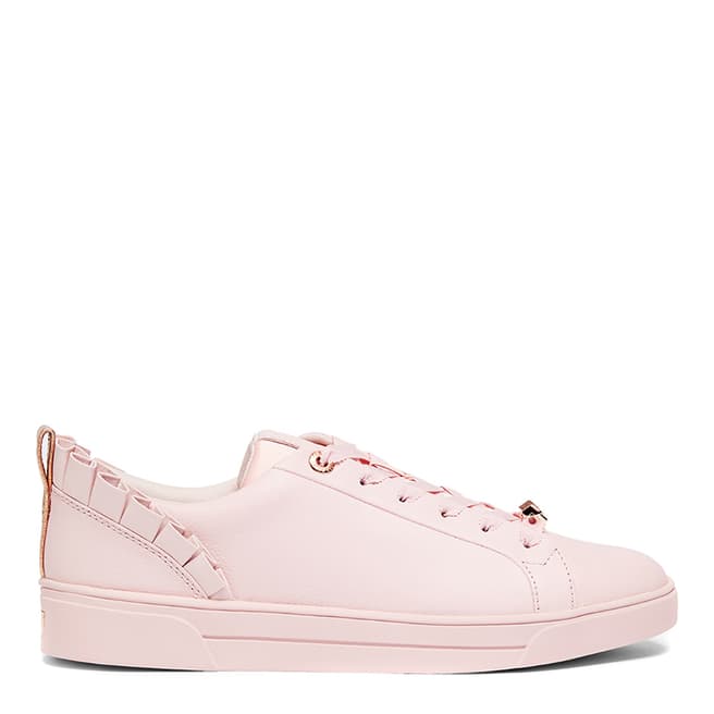 Ted Baker Pink Astrina Ruffle Detail Trainers