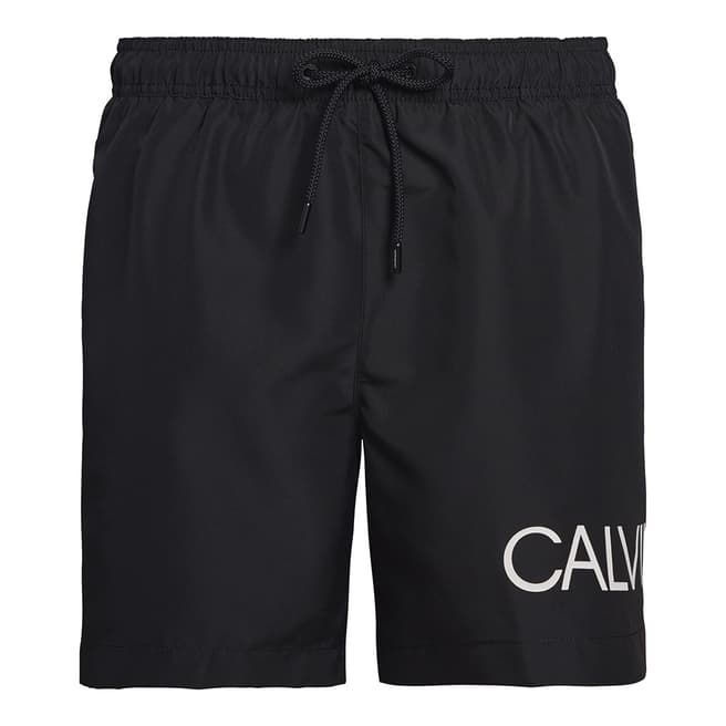 Calvin Klein Black Core Placed Logo-S Medium Drawstring