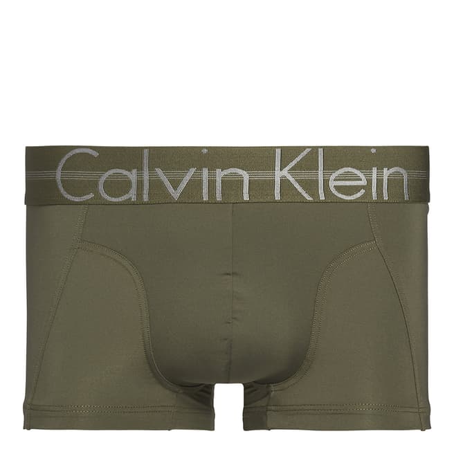 Calvin Klein Deep Moss Focused Fit Micro Low Rise Trunk