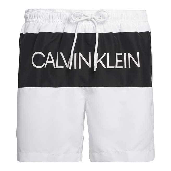 Calvin Klein White Core Placed Logo Medium Drawstring