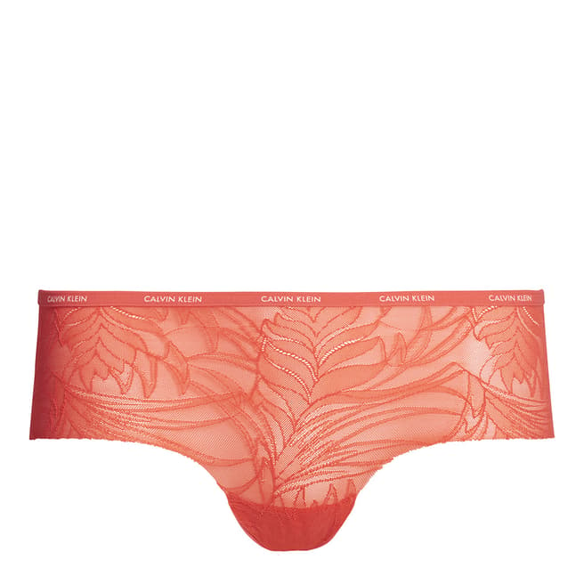 Calvin Klein Fire Lily Sheer Marq Tropical Hipster