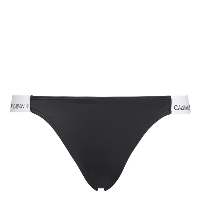 Calvin Klein Black Ck Logo-S Bikini Swim