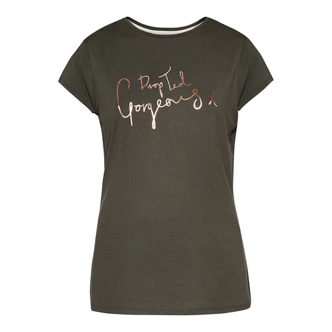 Ted Baker Khaki Maddlyn Gorgeous Fitted Tee