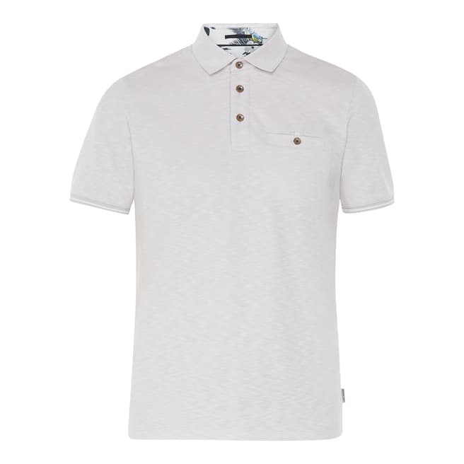 Ted Baker Purple Alsort Soft Touch Oxford Polo Top