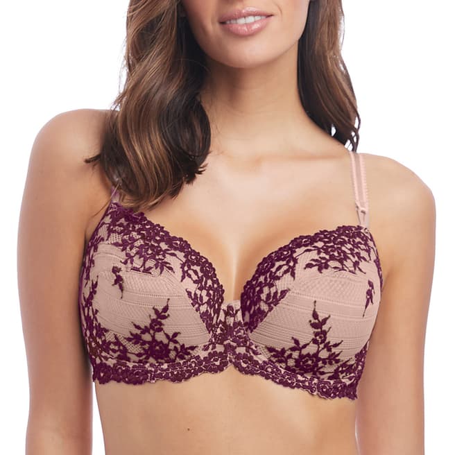 Wacoal Morning Glory Red Embrace Lace Underwire Bra