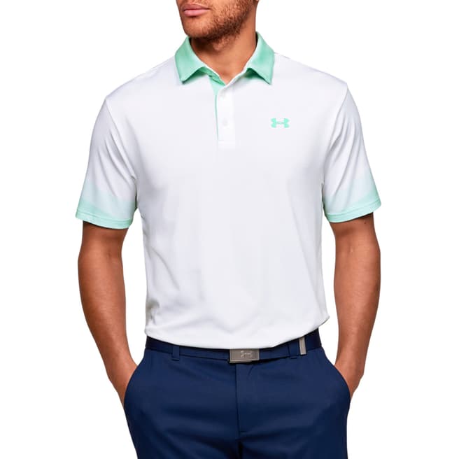 Under Armour Men's White Playoff Polo Shirt 