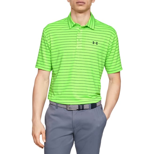 Under Armour Green Playoff Polo