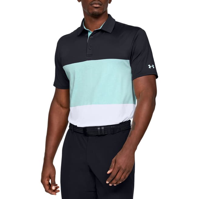 Under Armour Black Playoff Polo