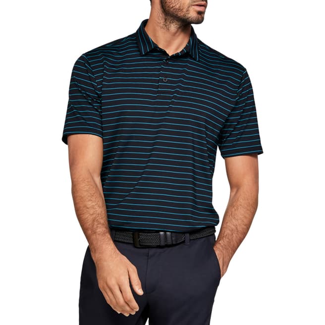 Under Armour Black Playoff Polo