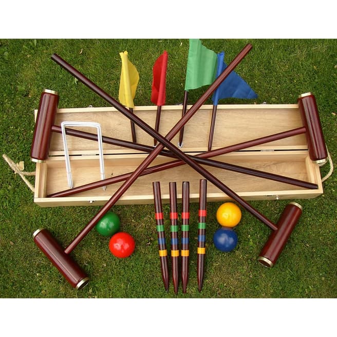 Traditional Garden Games Royal York Boxed Croquet Set
