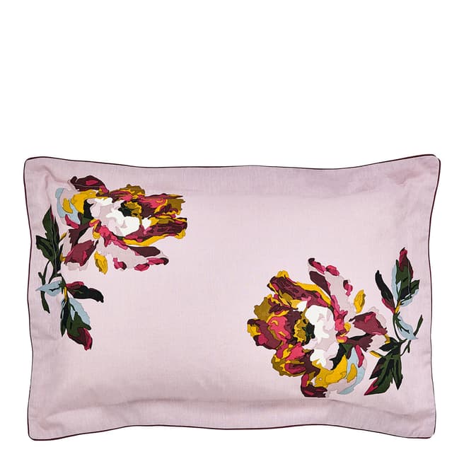 Joules Heritage Peony Oxford Pillowcase, Lilac