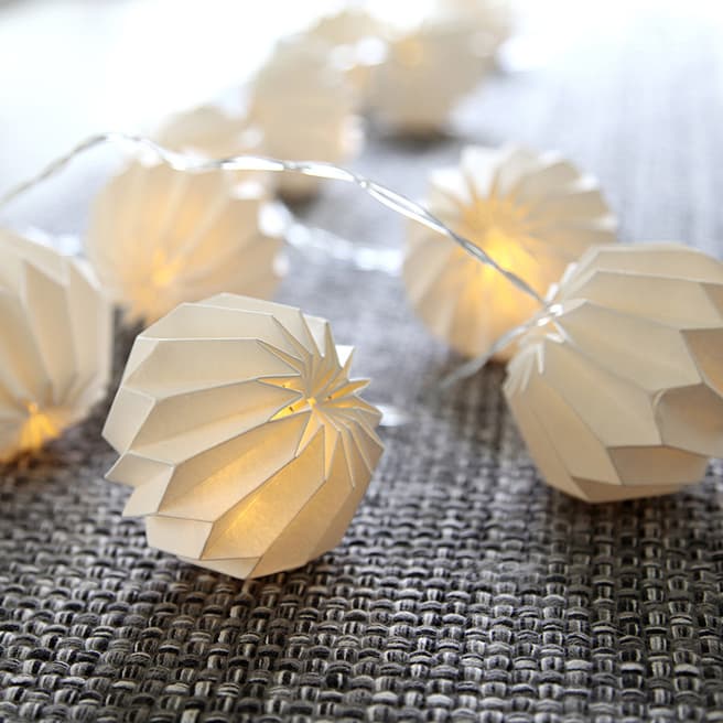 Lighting Editions White Origam String Lights