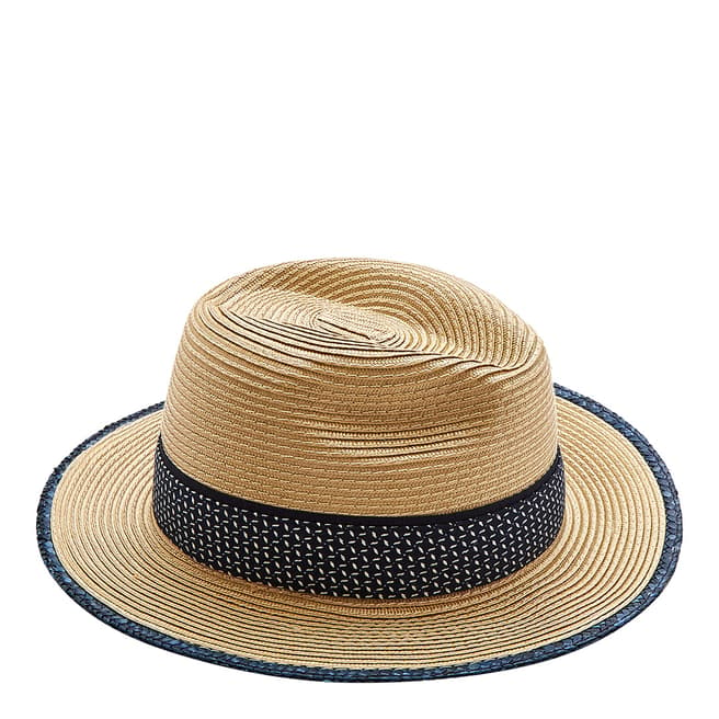Ted Baker Natural Straw Trilby Hat