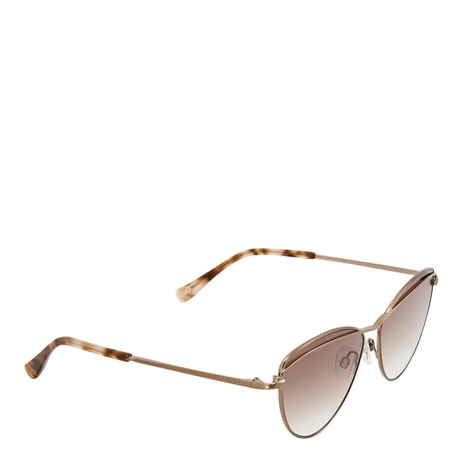 Ted Baker Taupe Metal Mirror Sunglasses