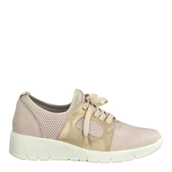 Jana Rose Comb Wedge Sole Sneakers