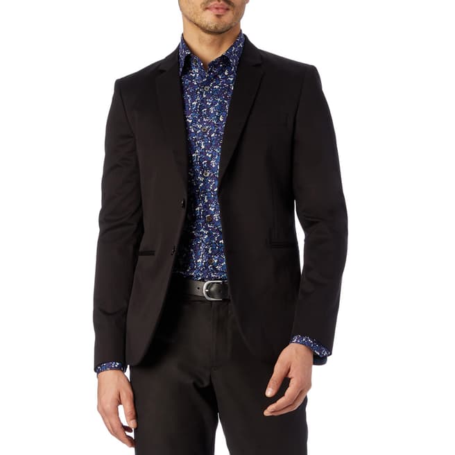 PAUL SMITH Navy Lined Tailored Jacket