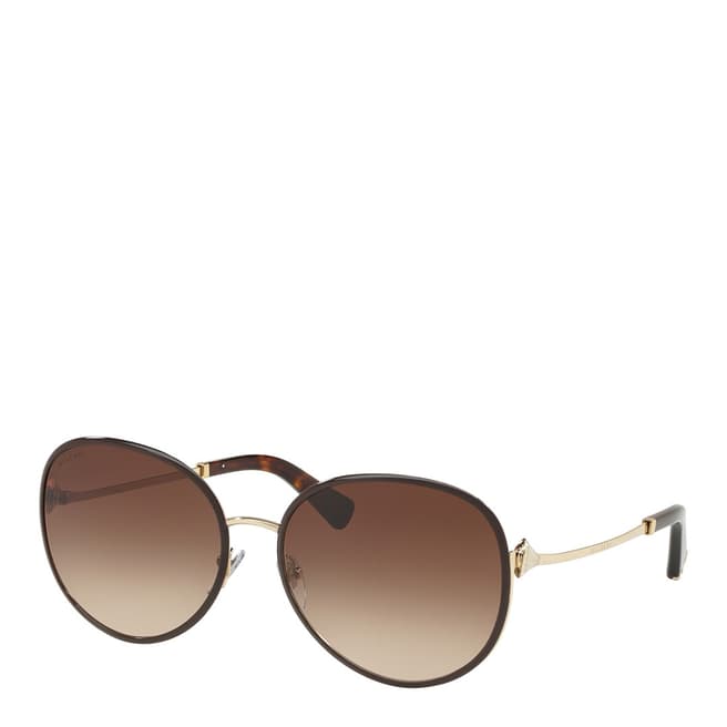 Bvlgari Women's Brown Sunglasses 59mm