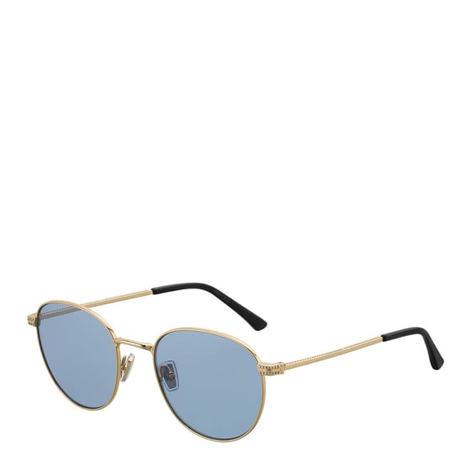 Jimmy Choo Unisex Blue/Gold Sunglasses 53mm