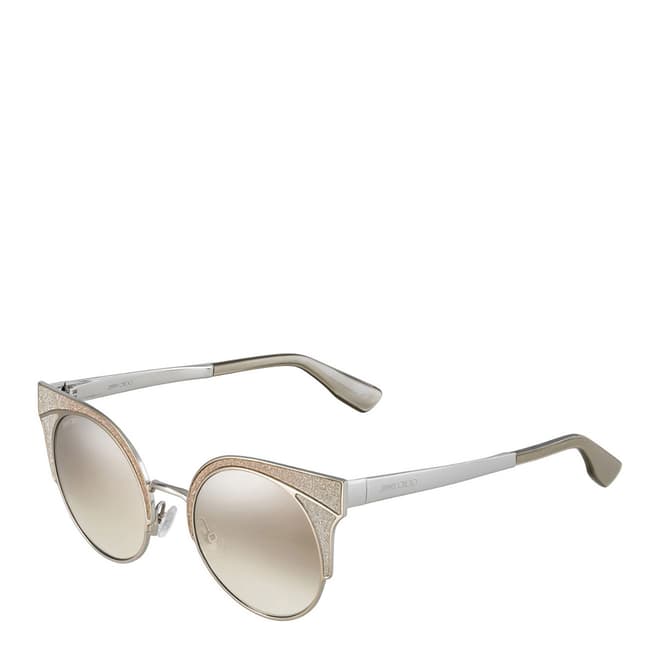 Jimmy Choo Women's Silver Sunglasses 51mm 
