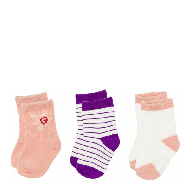Petit Bateau Baby Girl's Multi Sock Set