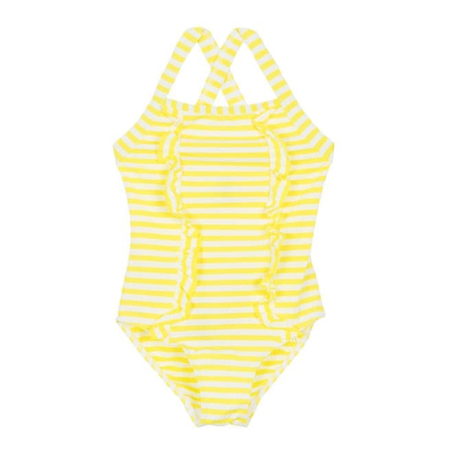 Petit Bateau Kid's Girl's Yellow Swimsuit