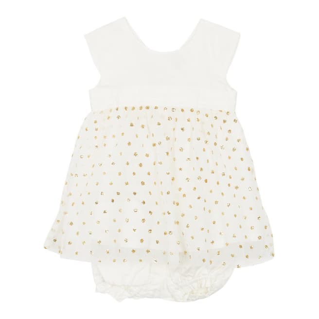 Petit Bateau Baby Girl's White Dress