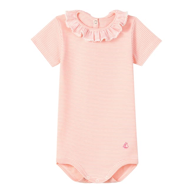Petit Bateau Baby Girl's Pink Bodysuit