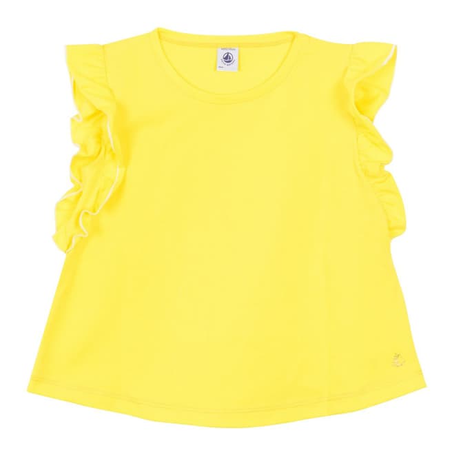 Petit Bateau Kid's Girl's Yellow Top