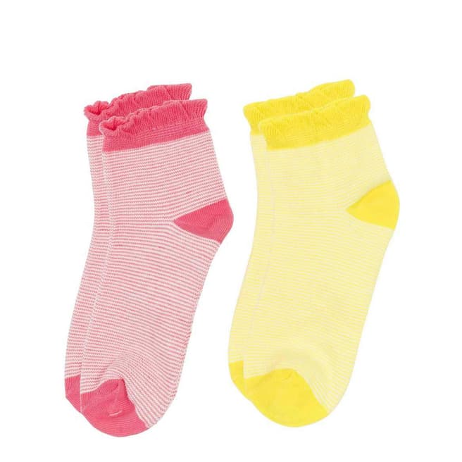 Petit Bateau Kid's Girl's Yellow/Pink Sock Set