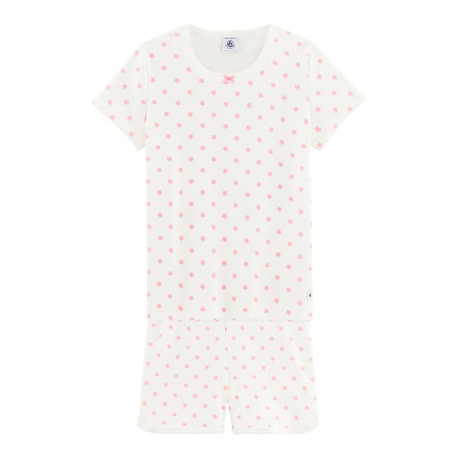 Petit Bateau Kid's Girl's Pink Short Pyjamas
