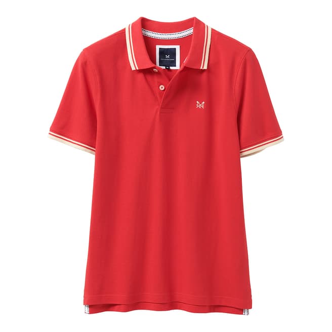 Crew Clothing Cayenne Melbury Solid Tipped Polo