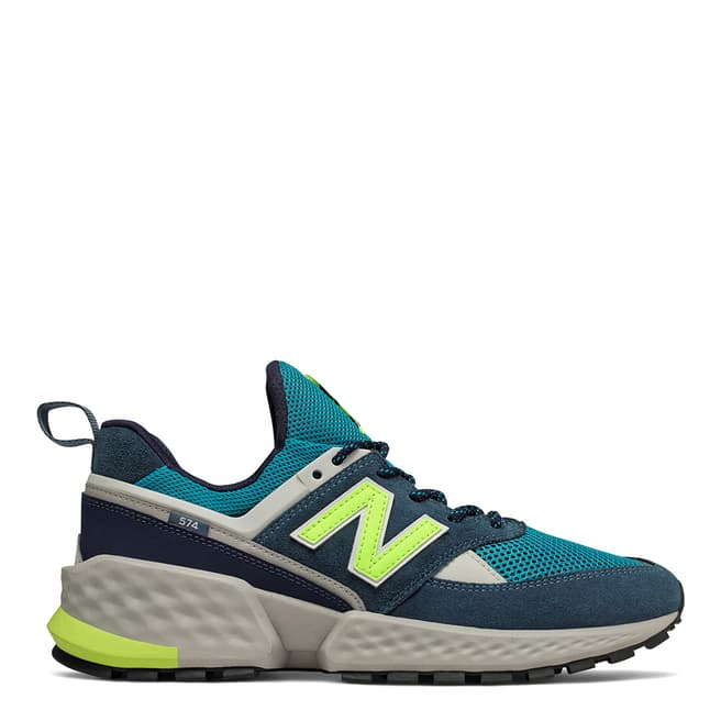 New Balance Blue/Green 574 Sneaker