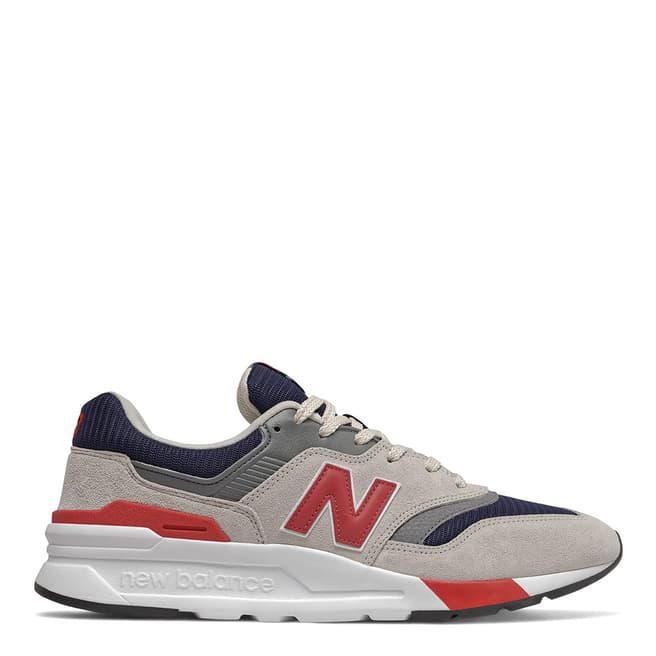 New Balance Grey/Red 997H Sneaker
