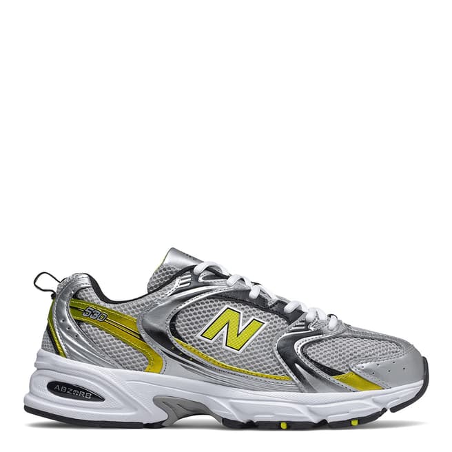 New Balance Silver/Yellow 530 Sneaker