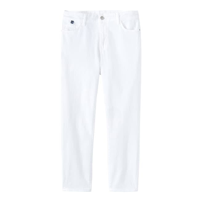 Crew Clothing White Cropped Skinny Jeans