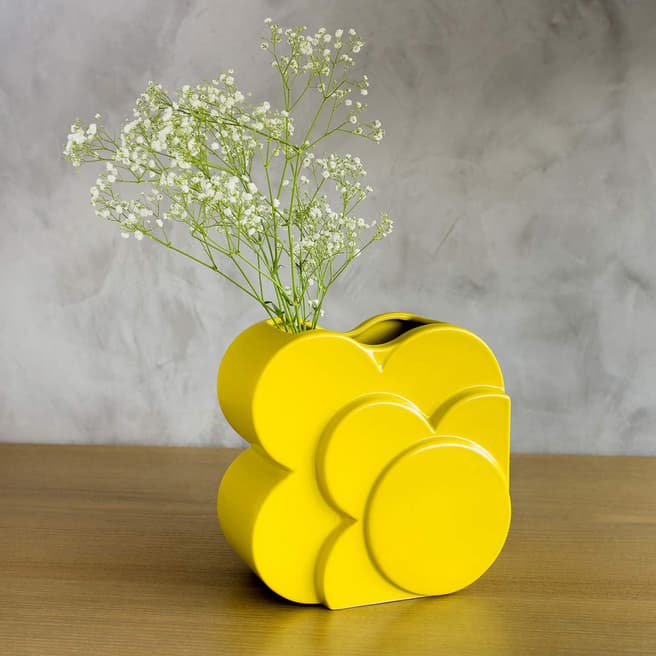 Orla Kiely Dandelion Layered Square Flower Vase